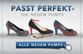 Passt perfekt - die neuen Pumps